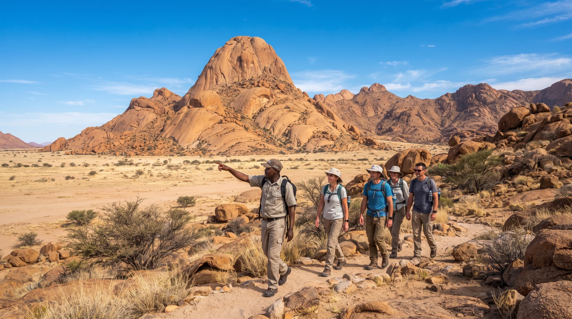 Hiking the granite peaks of Spitzkoppe